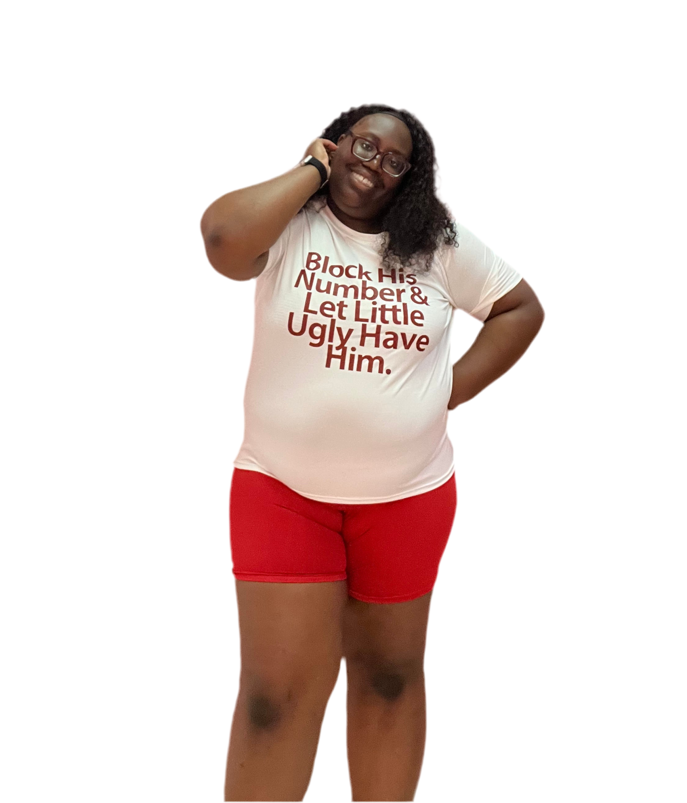 Block His Number Graphics Short Pants Sets